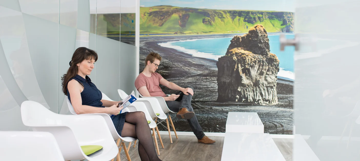 Wartezimmer Hautarztzentrum Hilden
